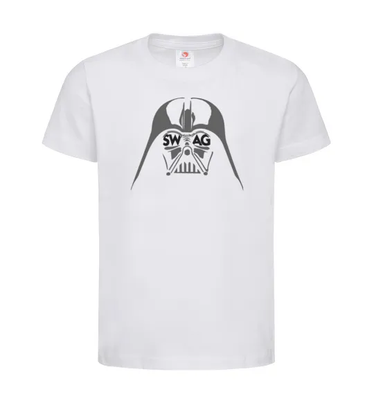 Детская футболка DARK SIDE SWAG Белый фото