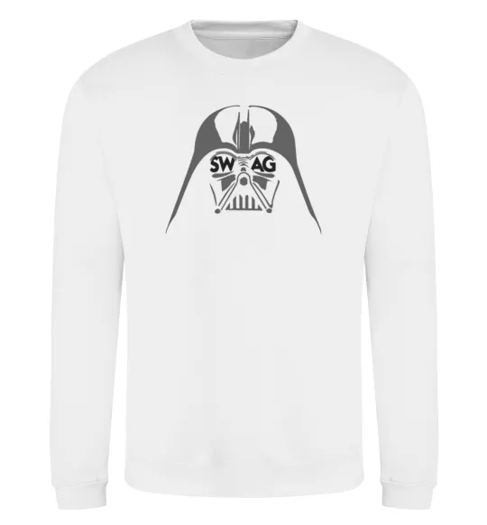 Світшот DARK SIDE SWAG Білий фото