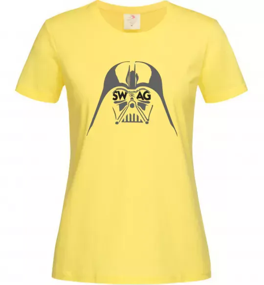 Женская футболка DARK SIDE SWAG Лимонный фото
