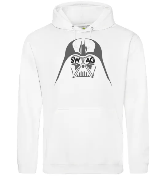 Чоловіча толстовка (худі) DARK SIDE SWAG Білий фото