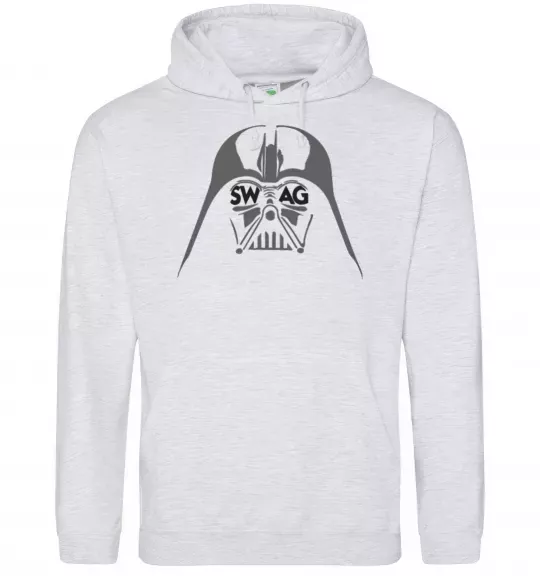 Жіноча толстовка (худі) DARK SIDE SWAG Сірий меланж фото