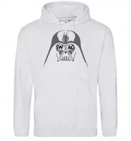 Женская толстовка (худи) DARK SIDE SWAG Серый меланж фото