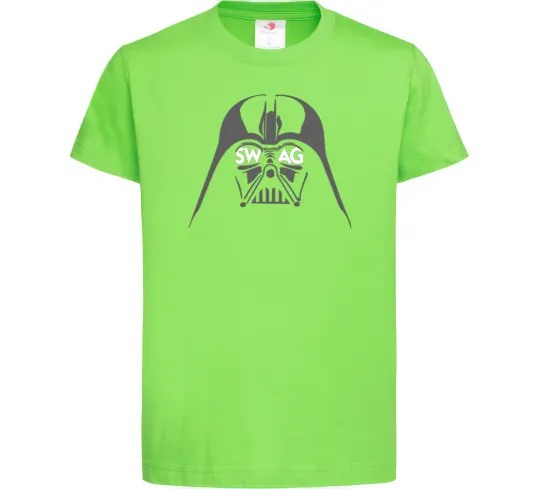 Дитяча футболка DARK SIDE SWAG Лаймовий фото