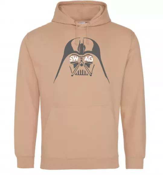 Жіноча толстовка (худі) DARK SIDE SWAG Пісочний фото