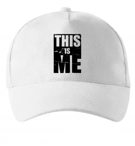 Кепка This is me Білий фото