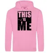 Женская толстовка (худи) This is me Розовый фото