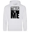 Жіноча толстовка (худі) This is me Сірий меланж Жіноча толстовка (худі) This is me Сірий меланж фото