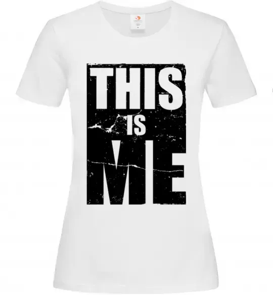 Жіноча футболка This is me Білий фото