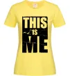 Жіноча футболка This is me Лимонний фото