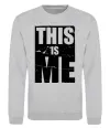 Свитшот This is me Серый меланж Свитшот This is me Серый меланж фото