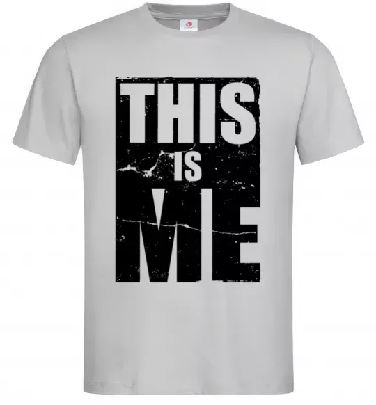 Чоловіча футболка This is me Сірий фото
