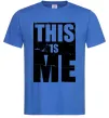 Чоловіча футболка This is me Яскраво-синій фото