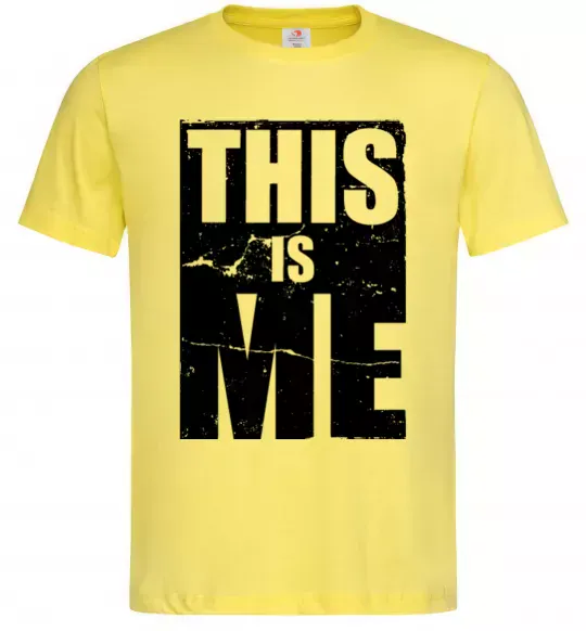 Чоловіча футболка This is me Лимонний фото