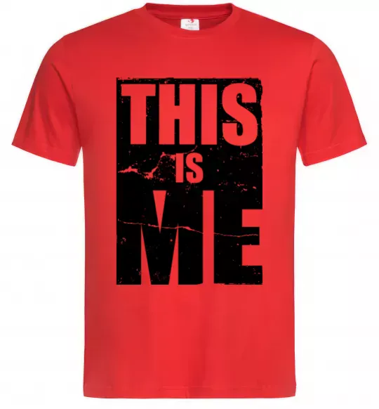 Чоловіча футболка This is me Червоний фото