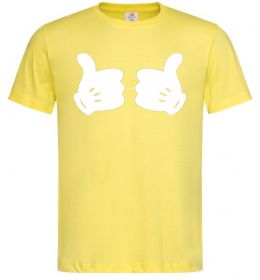 Мужская футболка Mickey hands thumbs up