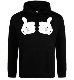 Чоловіча толстовка (худі) Mickey hands thumbs up