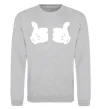 Світшот Mickey hands thumbs up Сірий меланж фото