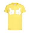 Детская футболка Mickey hands thumbs up Лимонный фото