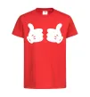 Детская футболка Mickey hands thumbs up Красный фото