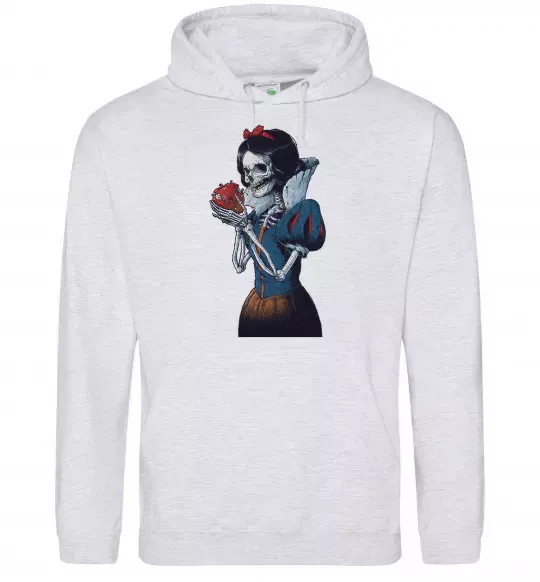 Женская толстовка (худи) Білосніжка Серый меланж фото