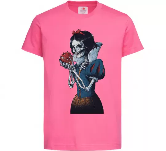 Детская футболка Білосніжка Ярко-розовый фото