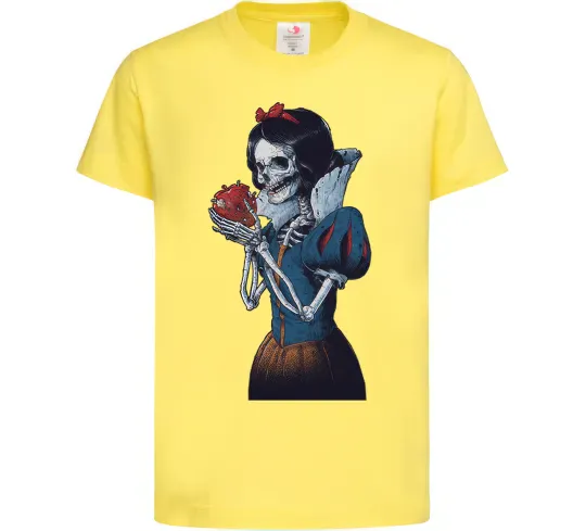 Детская футболка Білосніжка Лимонный фото