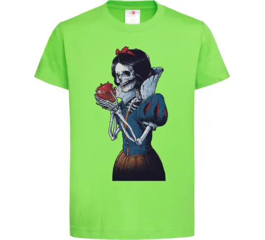 Детская футболка Білосніжка Лаймовый фото