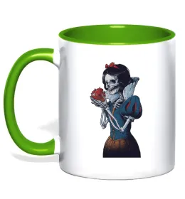 Чашка с цветной ручкой Overdose of swag Лимонный фото