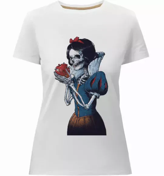 Женская премиум футболка Білосніжка Белый фото