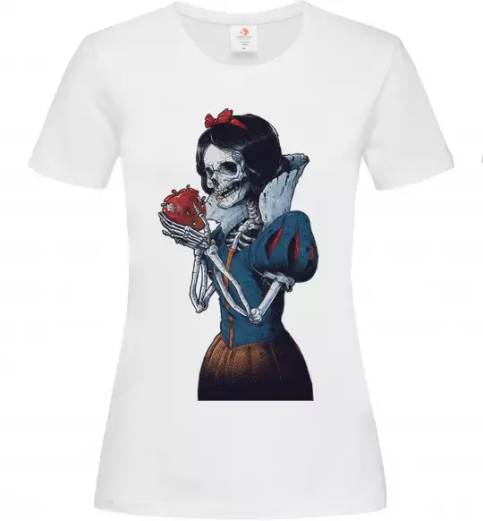 Женская футболка Білосніжка Белый фото