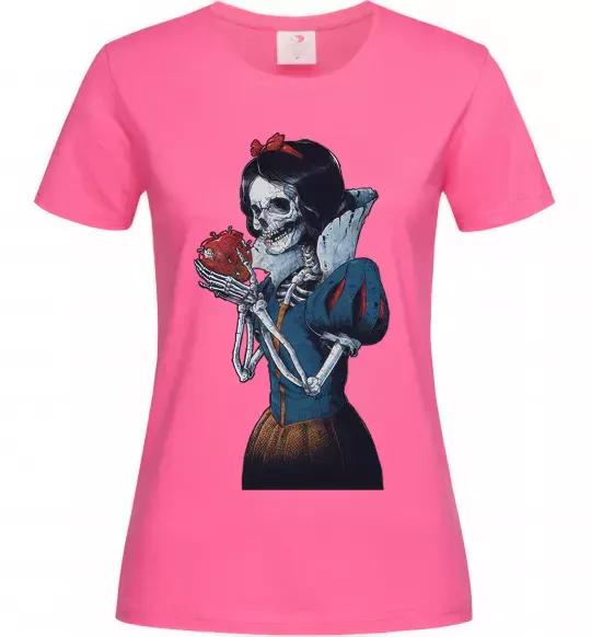 Женская футболка Білосніжка Ярко-розовый фото