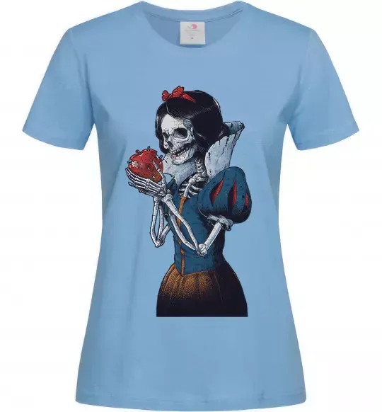 Женская футболка Білосніжка Голубой фото