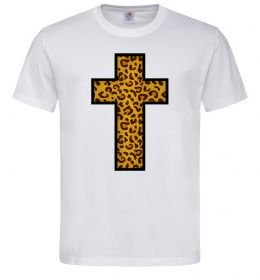 Мужская футболка Леопардовий хрест