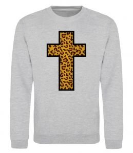 Свитшот Леопардовий хрест Свитшот Леопардовий хрест