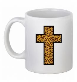 Чашка керамическая Леопардовий хрест