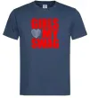 Чоловіча футболка Girls love my swag Темно-синій фото