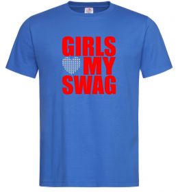 Мужская футболка Girls love my swag