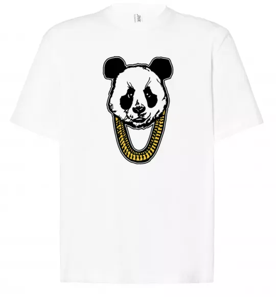 Футболка Оверсайз Panda swag Белый фото