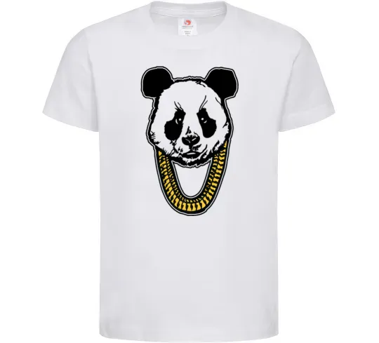 Детская футболка Panda swag Белый фото