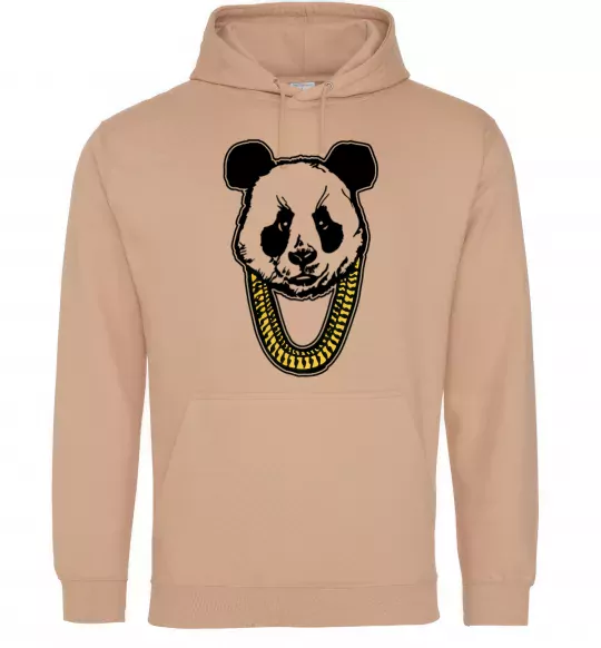 Чоловіча толстовка (худі) Panda swag Пісочний фото