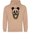 Чоловіча толстовка (худі) Panda swag Пісочний фото
