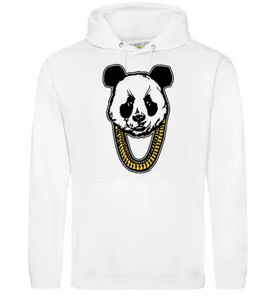 Жіноча толстовка (худі) Panda swag Білий фото