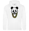 Жіноча толстовка (худі) Panda swag Білий фото
