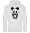 Жіноча толстовка (худі) Panda swag Сірий меланж фото