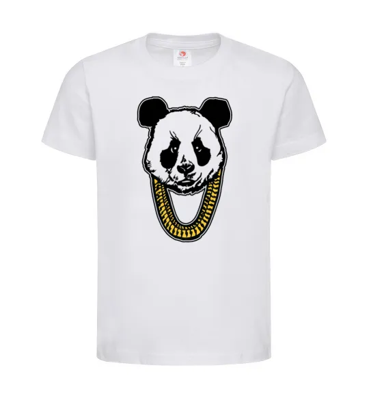 Дитяча футболка Panda swag Білий фото