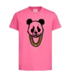 Дитяча футболка Panda swag Яскраво-рожевий фото