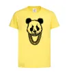 Дитяча футболка Panda swag Лимонний фото