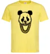 Мужская футболка Panda swag Лимонный фото