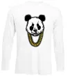 Лонгслив Panda swag Белый Лонгслив Panda swag Белый фото