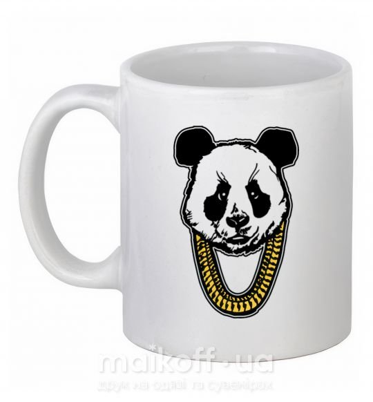 Чашка керамическая Panda swag Белый фото